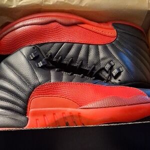 Jordan Black and Red Sneakers